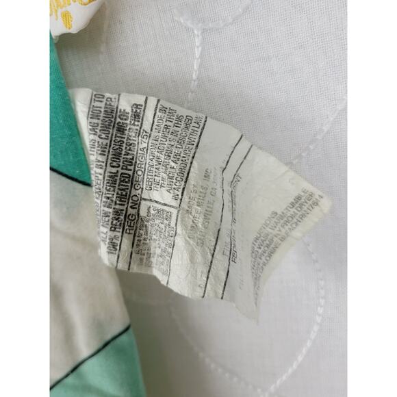 Vintage Dundee Baby Crib Blanket Comforter Pastel Zoo Animals Quilted USA Made - Picture 9 of 14